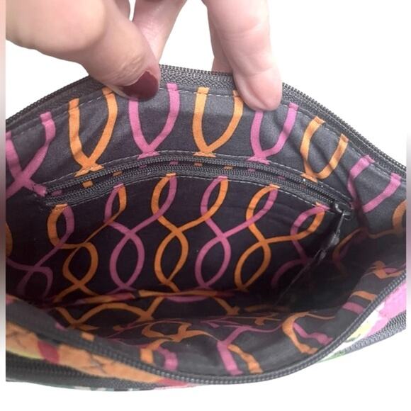 VERA BRADLEY Jazzy Blooms Quilted Crossbody Bag Purse Adjustable‎ Strap - Picture 9 of 11